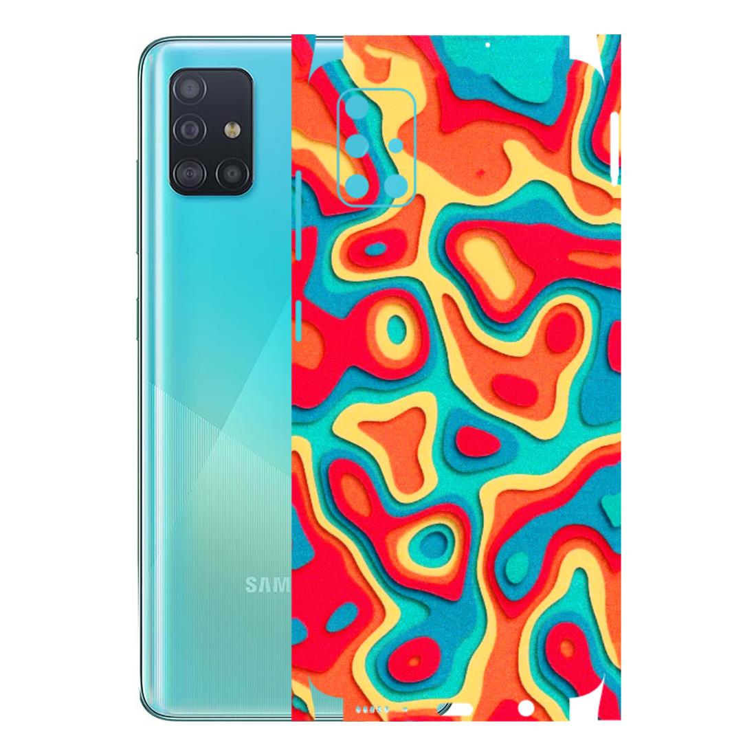 Samsung A/S Series Phone Skins (All Models) - Abstract Swirl - 3D Embossed Finish (L-150) Samsung Galaxy A51