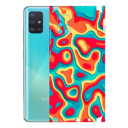 Samsung A/S Series Phone Skins (All Models) - Abstract Swirl - 3D Embossed Finish (L-150) Samsung Galaxy A51