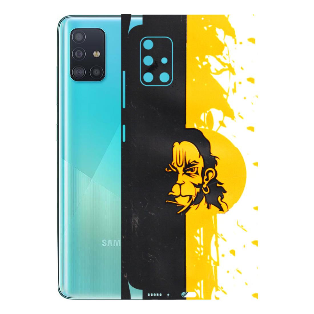 Samsung A/S Series Phone Skins (All Models) - Bajrangbali - 3D Embossed Finish (L-151) Samsung Galaxy A51