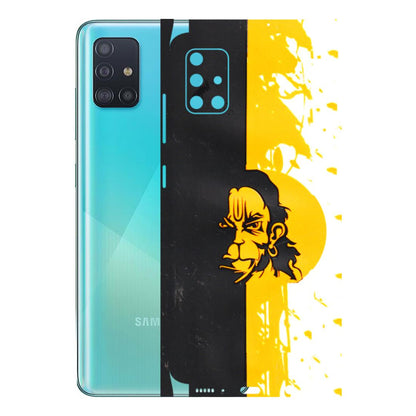Samsung A/S Series Phone Skins (All Models) - Bajrangbali - 3D Embossed Finish (L-151) Samsung Galaxy A51