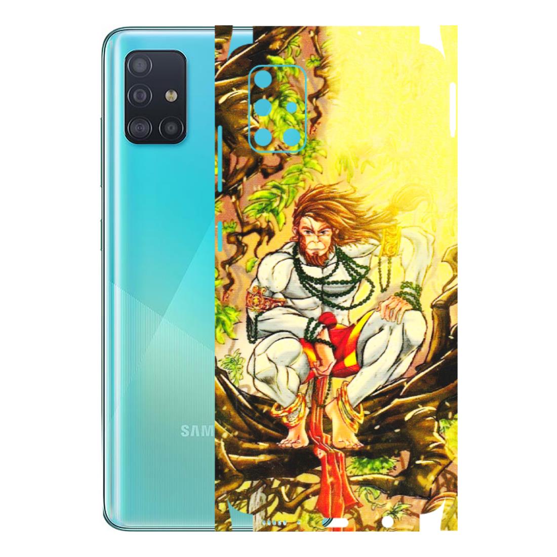 Samsung A/S Series Phone Skins (All Models) - Lord Hanuman - 3D Embossed Finish (L-152) Samsung Galaxy A51