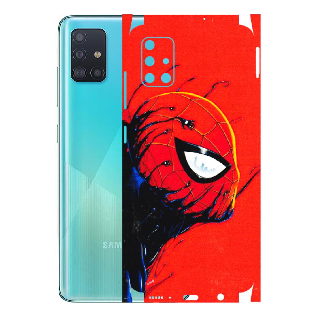 Samsung A/S Series Phone Skins (All Models) - Spiderman Face Venom - 3D Embossed Finish (L-165) Samsung Galaxy A51