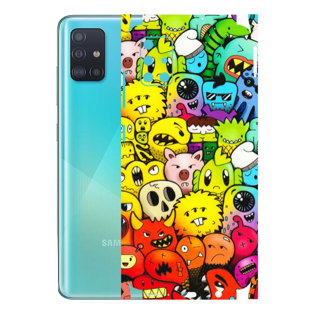 Samsung A/S Series Phone Skins (All Models) - Angry Funkies - 3D Embossed Finish (L-169) Samsung Galaxy A51