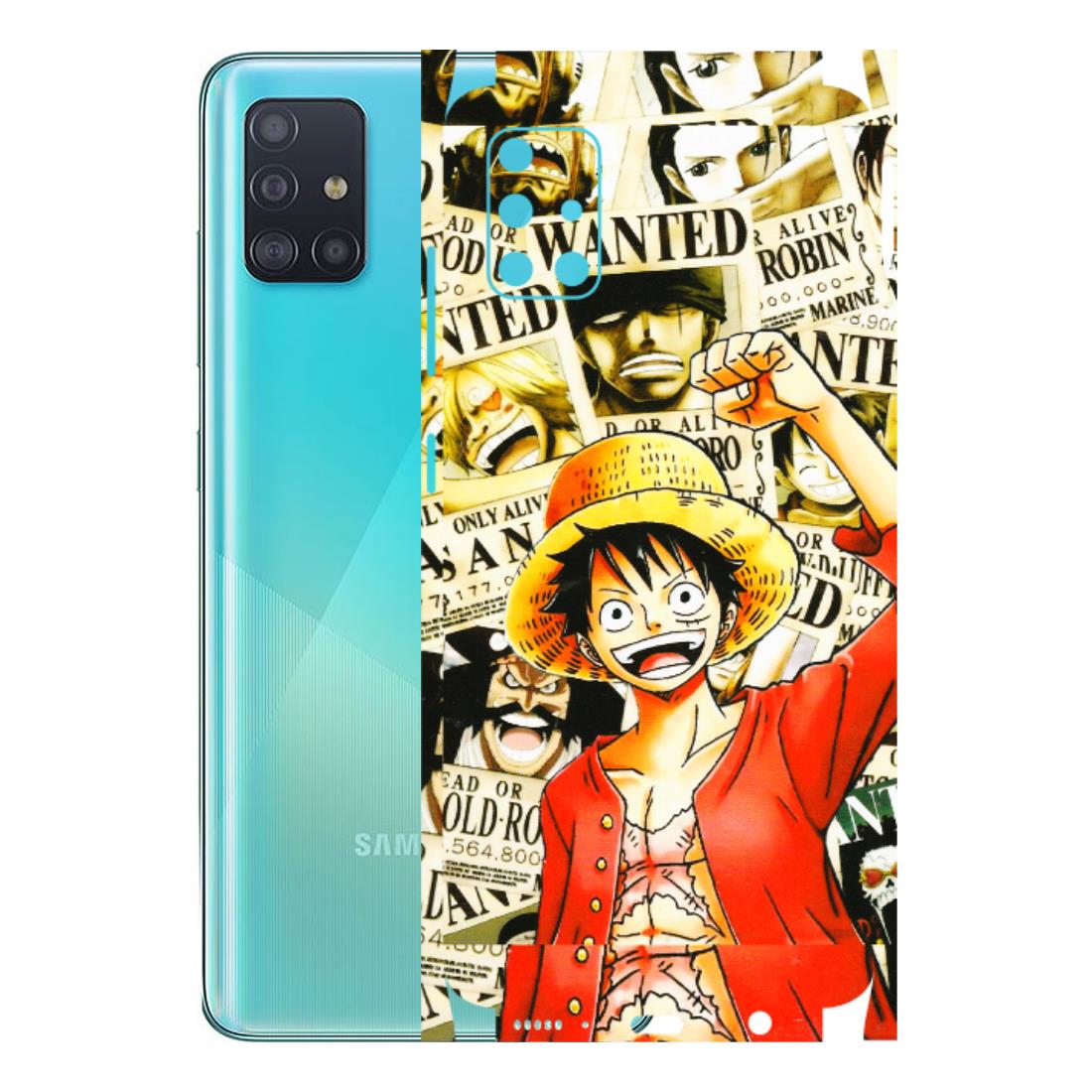Samsung A/S Series Phone Skins (All Models) - Luffy Anime - 3D Embossed Finish (L-177) Samsung Galaxy A51