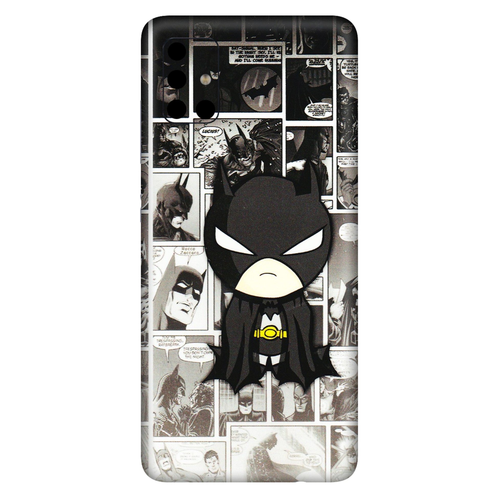 Samsung A/S Series Phone Skins (All Models) - Toon Batman - 3D Embossed Finish (L-182) Samsung Galaxy A51