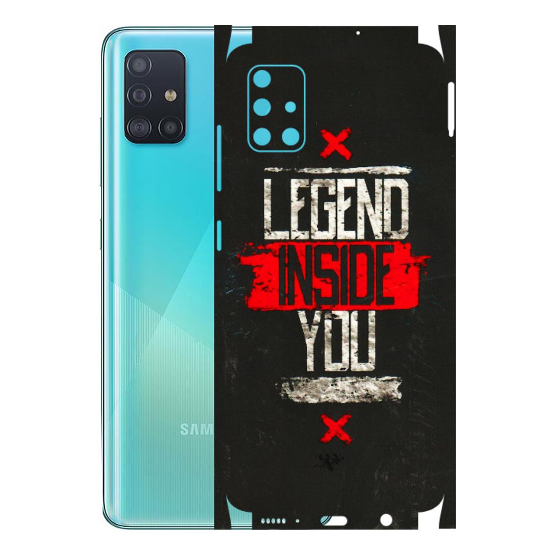 Samsung A/S Series Phone Skins (All Models) - Legend Inside You - 3D Embossed Finish (L-186) Samsung Galaxy A51