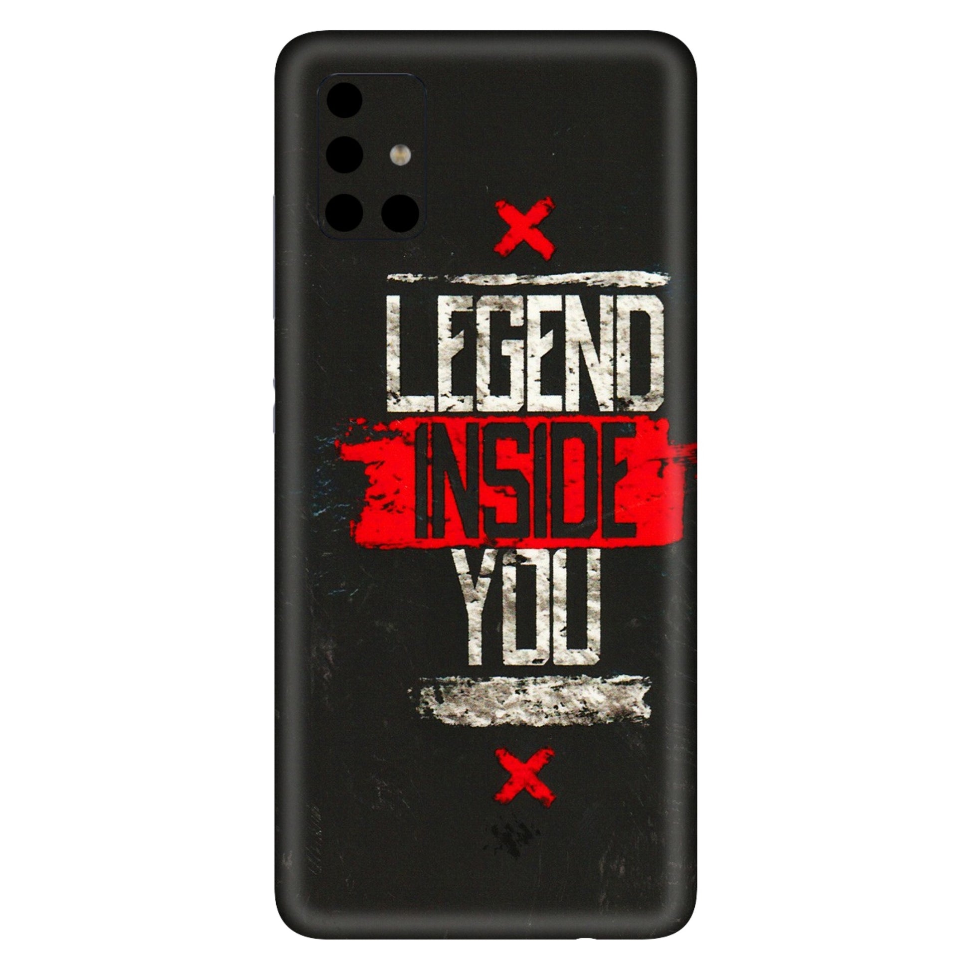 Samsung A/S Series Phone Skins (All Models) - Legend Inside You - 3D Embossed Finish (L-186) Samsung Galaxy A51