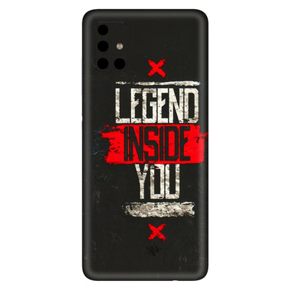 Samsung A/S Series Phone Skins (All Models) - Legend Inside You - 3D Embossed Finish (L-186) Samsung Galaxy A51