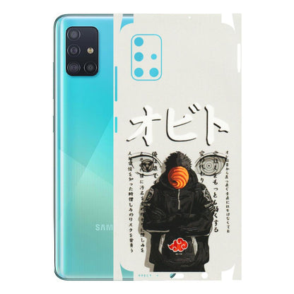 Samsung A/S Series Phone Skins (All Models) - Obito Anime Eye - 3D Embossed Finish (L-19) Samsung Galaxy A51