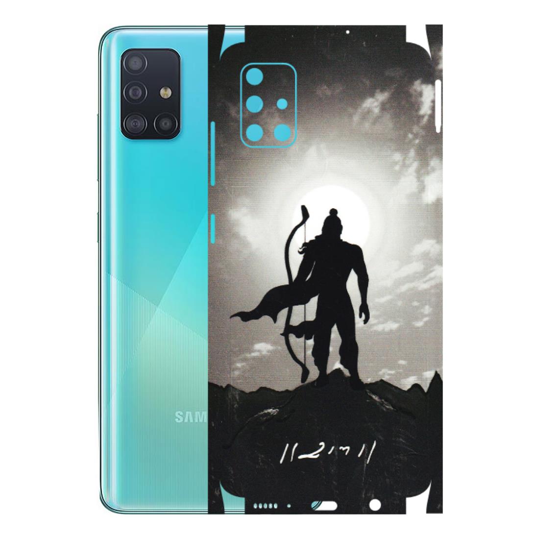 Samsung A/S Series Phone Skins (All Models) - Jai Siya Ram - 3D Embossed Finish (L-200) Samsung Galaxy A51
