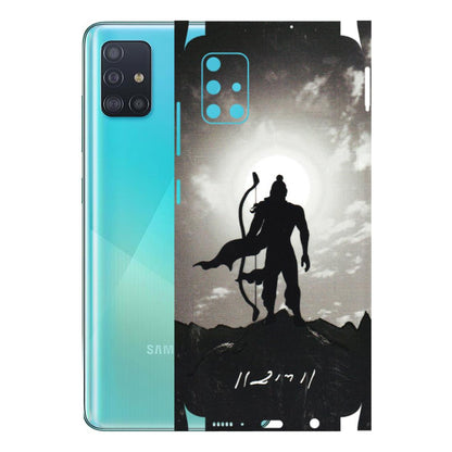 Samsung A/S Series Phone Skins (All Models) - Jai Siya Ram - 3D Embossed Finish (L-200) Samsung Galaxy A51