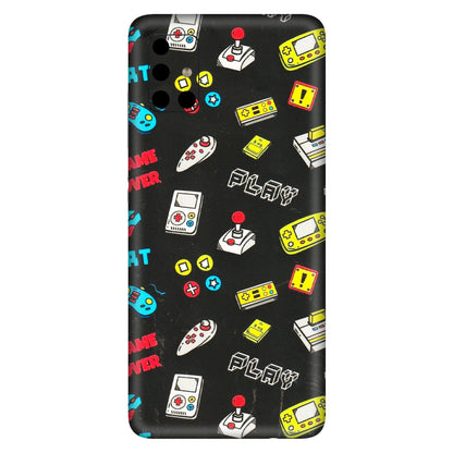 Samsung A/S Series Phone Skins (All Models) - Gaming Doodles - 3D Embossed Finish (L-224) Samsung Galaxy A51