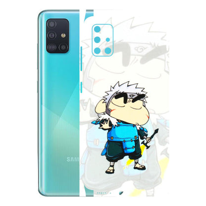Samsung A/S Series Phone Skins (All Models) - Angry Young Shinchan - 3D Embossed Finish (L-226) Samsung Galaxy A51