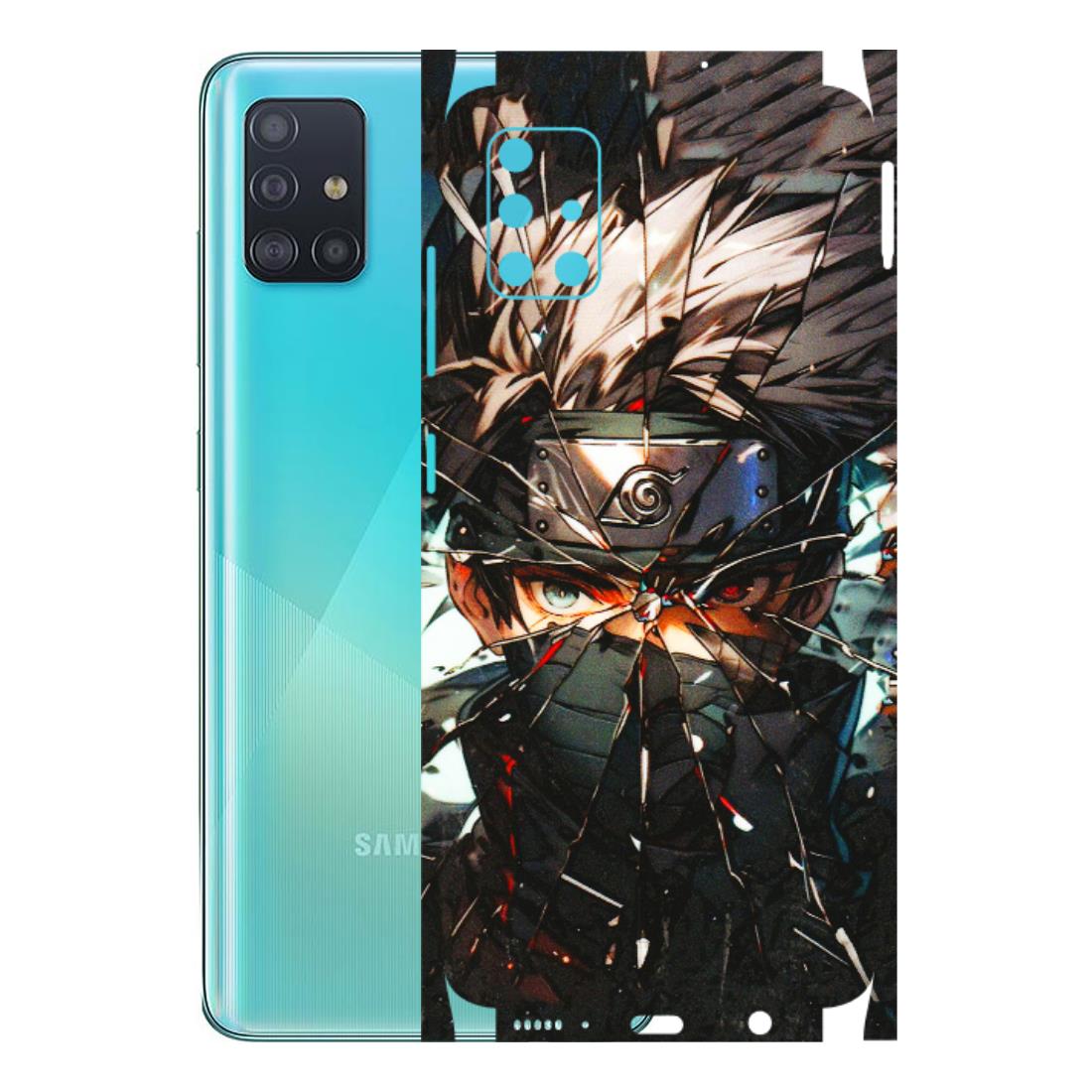 Samsung A/S Series Phone Skins (All Models) - Kakashi Shattered Glass Effect - 3D Embossed Finish (L-237) Samsung Galaxy A51