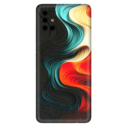 Samsung A/S Series Phone Skins (All Models) - The Silky Swirl - 3D Embossed Finish (L-240) Samsung Galaxy A51