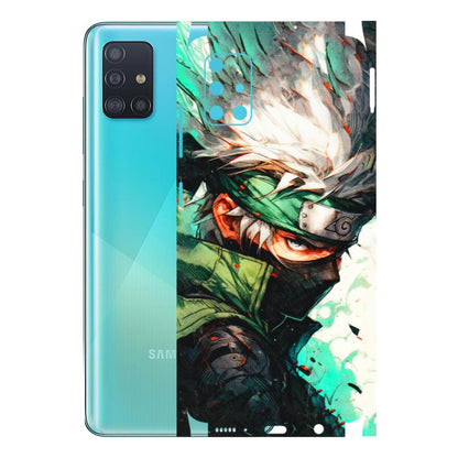 Samsung A/S Series Phone Skins (All Models) - Kakashi Side Profile - 3D Embossed Finish (L-249) Samsung Galaxy A51