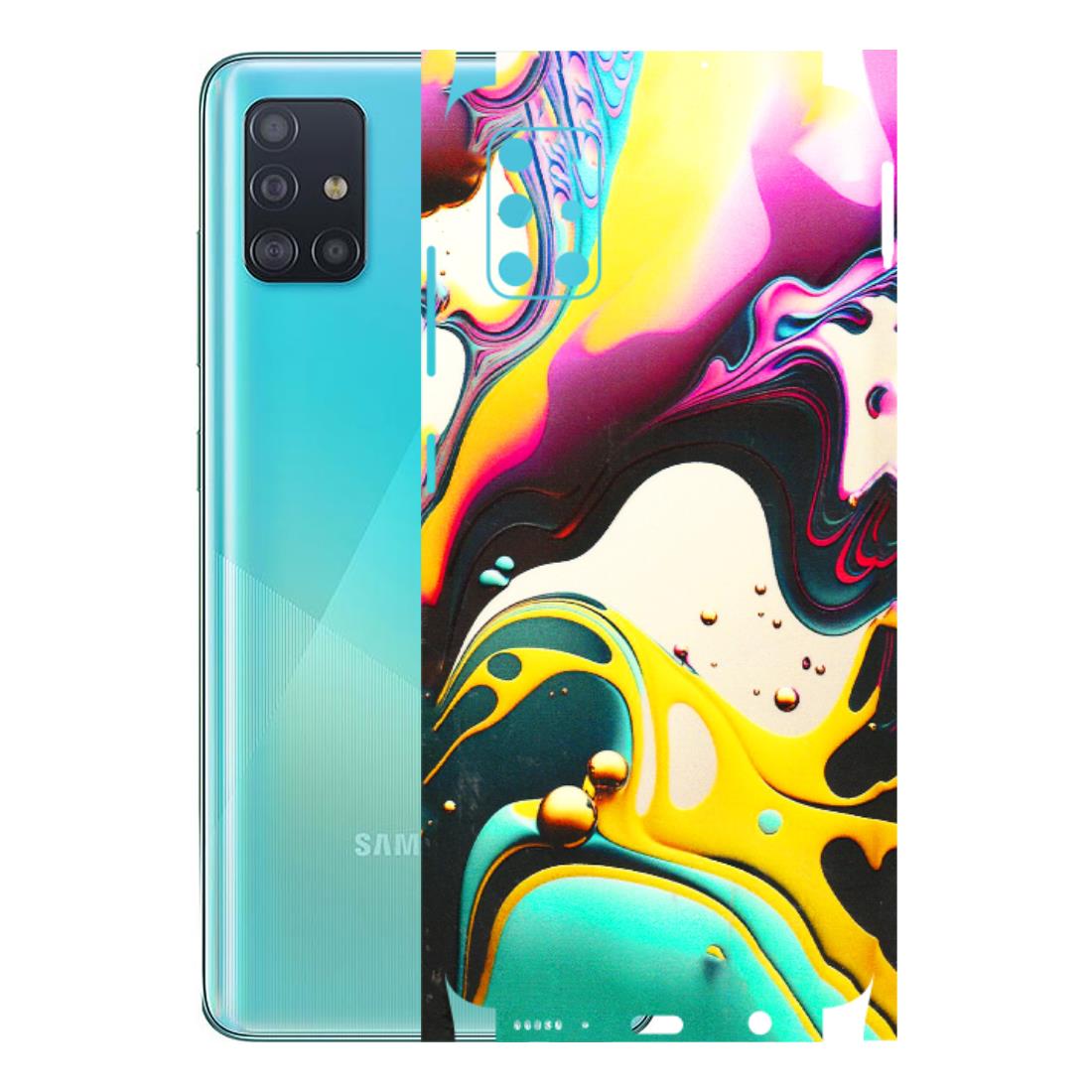 Samsung A/S Series Phone Skins (All Models) - Multicolor Abstract pattern - 3D Embossed Finish (L-254) Samsung Galaxy A51