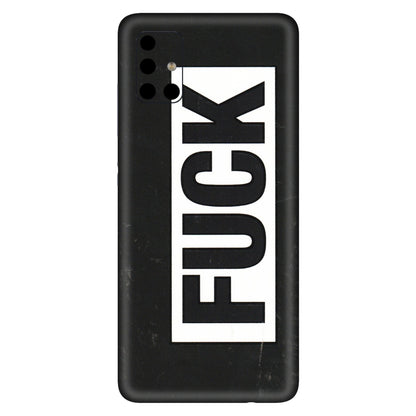 Samsung A/S Series Phone Skins (All Models) - The F Word - 3D Embossed Finish (L-255) Samsung Galaxy A51