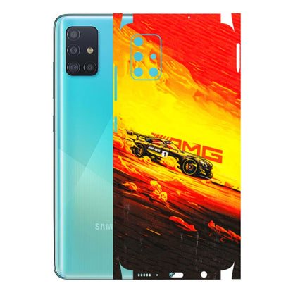 Samsung A/S Series Phone Skins (All Models) - AMG Car Speed Cover - 3D Embossed Finish (L-256) Samsung Galaxy A51