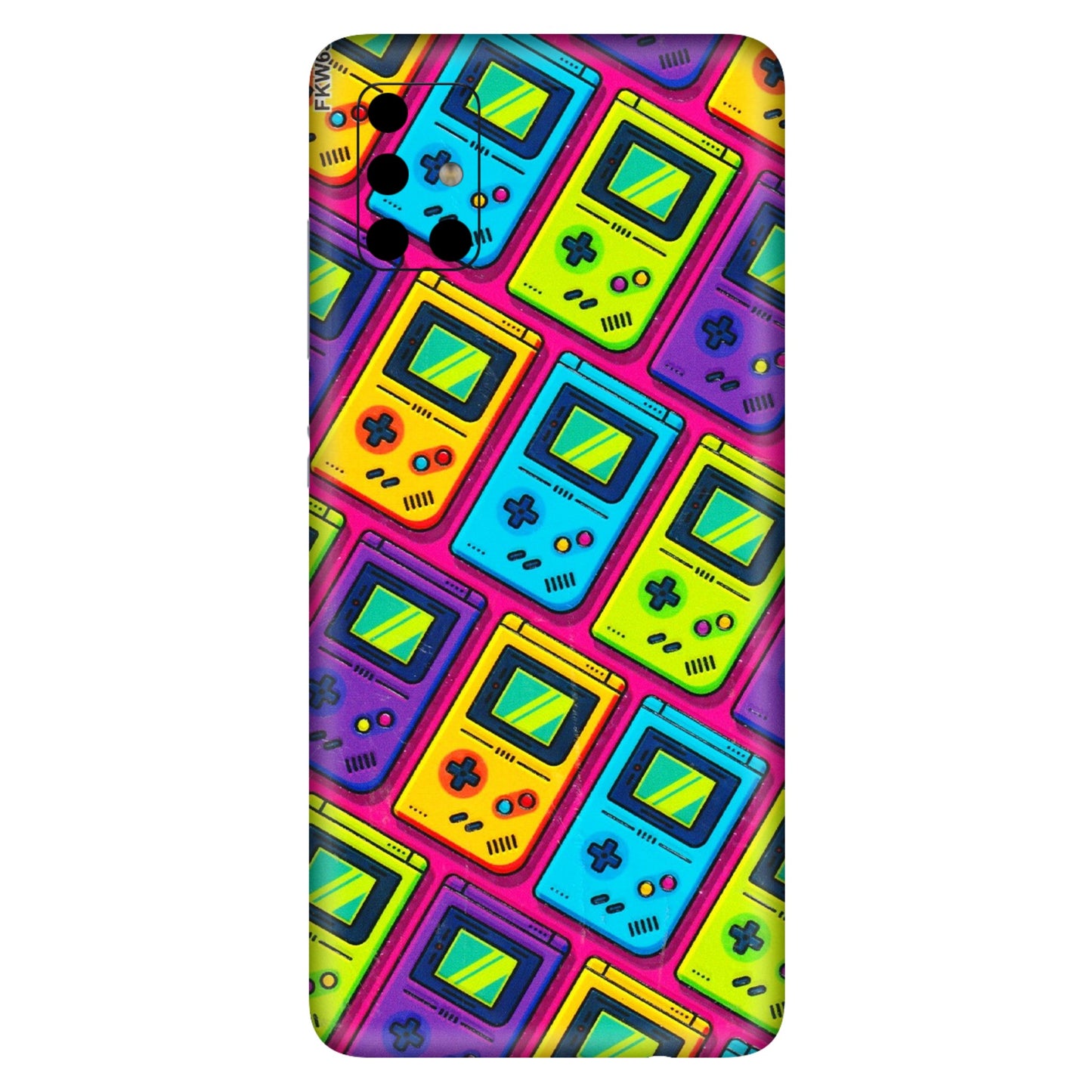Samsung A/S Series Phone Skins (All Models) - Gameboy Colourful - 3D Embossed Finish (L-266) Samsung Galaxy A51