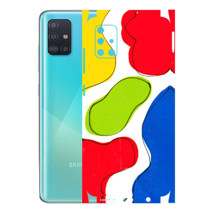 Samsung A/S Series Phone Skins (All Models) - RGB Colour Paint - 3D Embossed Finish (L-284) Samsung Galaxy A51