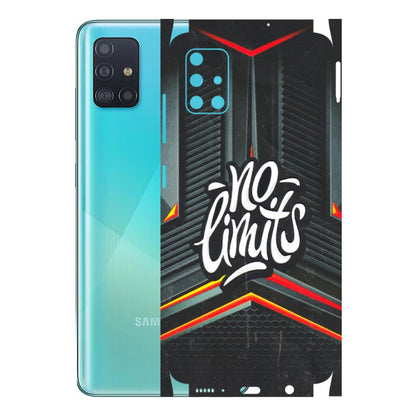 Samsung A/S Series Phone Skins (All Models) - No Limits - 3D Embossed Finish (L-286) Samsung Galaxy A51