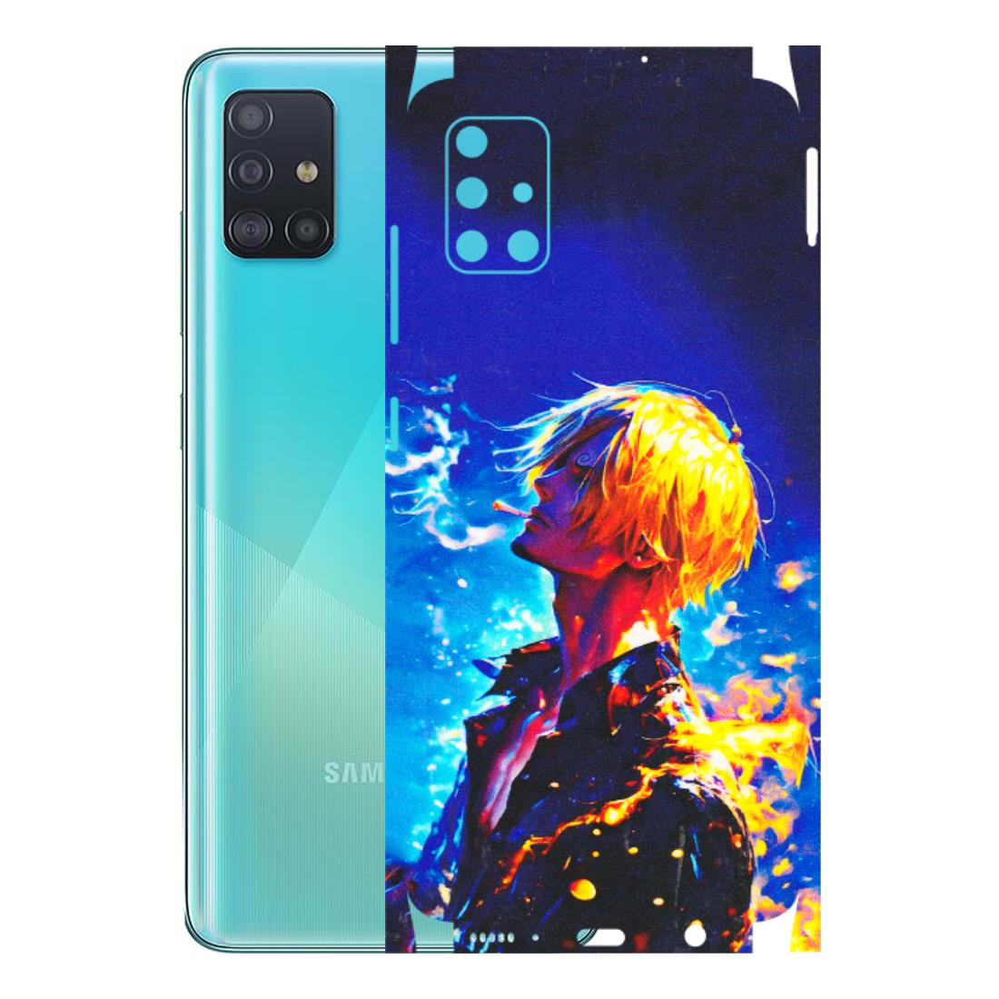 Samsung A/S Series Phone Skins (All Models) - Sanji Vinsmoke One Piece - 3D Embossed Finish (L-319) Samsung Galaxy A51