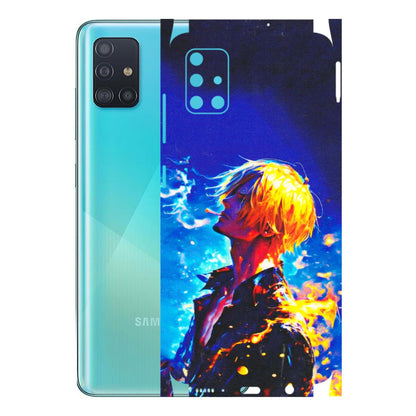Samsung A/S Series Phone Skins (All Models) - Sanji Vinsmoke One Piece - 3D Embossed Finish (L-319) Samsung Galaxy A51