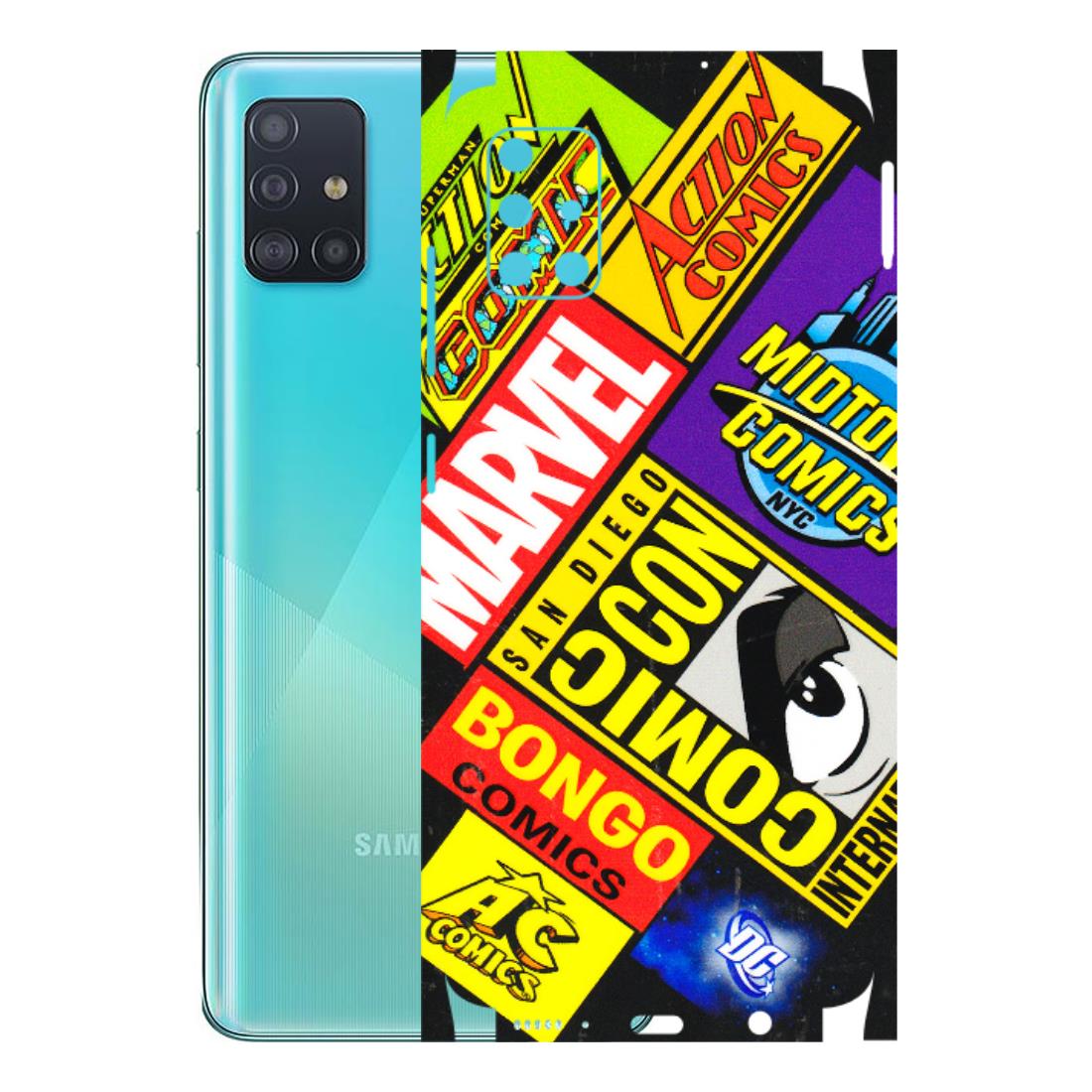 Samsung A/S Series Phone Skins (All Models) - Bongo Comic Con - 3D Embossed Finish (L-325) Samsung Galaxy A51