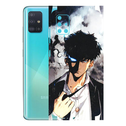 Samsung A/S Series Phone Skins (All Models) - Sung Jinwoo Manhwa Anime - 3D Embossed Finish (L-328) Samsung Galaxy A51
