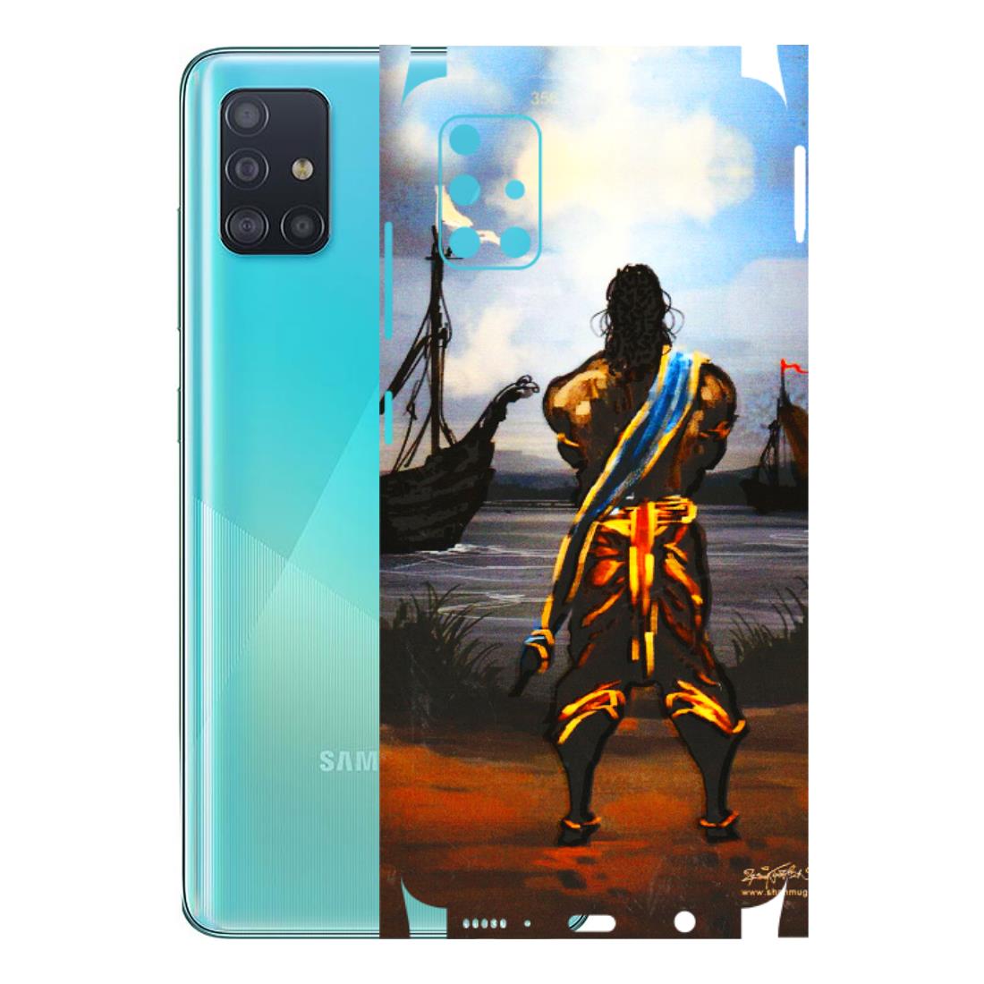 Samsung A/S Series Phone Skins (All Models) - Heavenly God Figure - 3D Embossed Finish (L-34) Samsung Galaxy A51