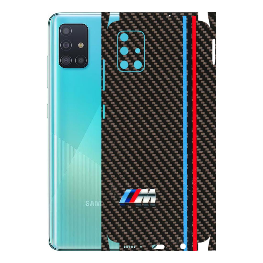 Samsung A/S Series Phone Skins (All Models) - BM Carbon Fiber Feels - 3D Embossed Finish (L-38) Samsung Galaxy A51