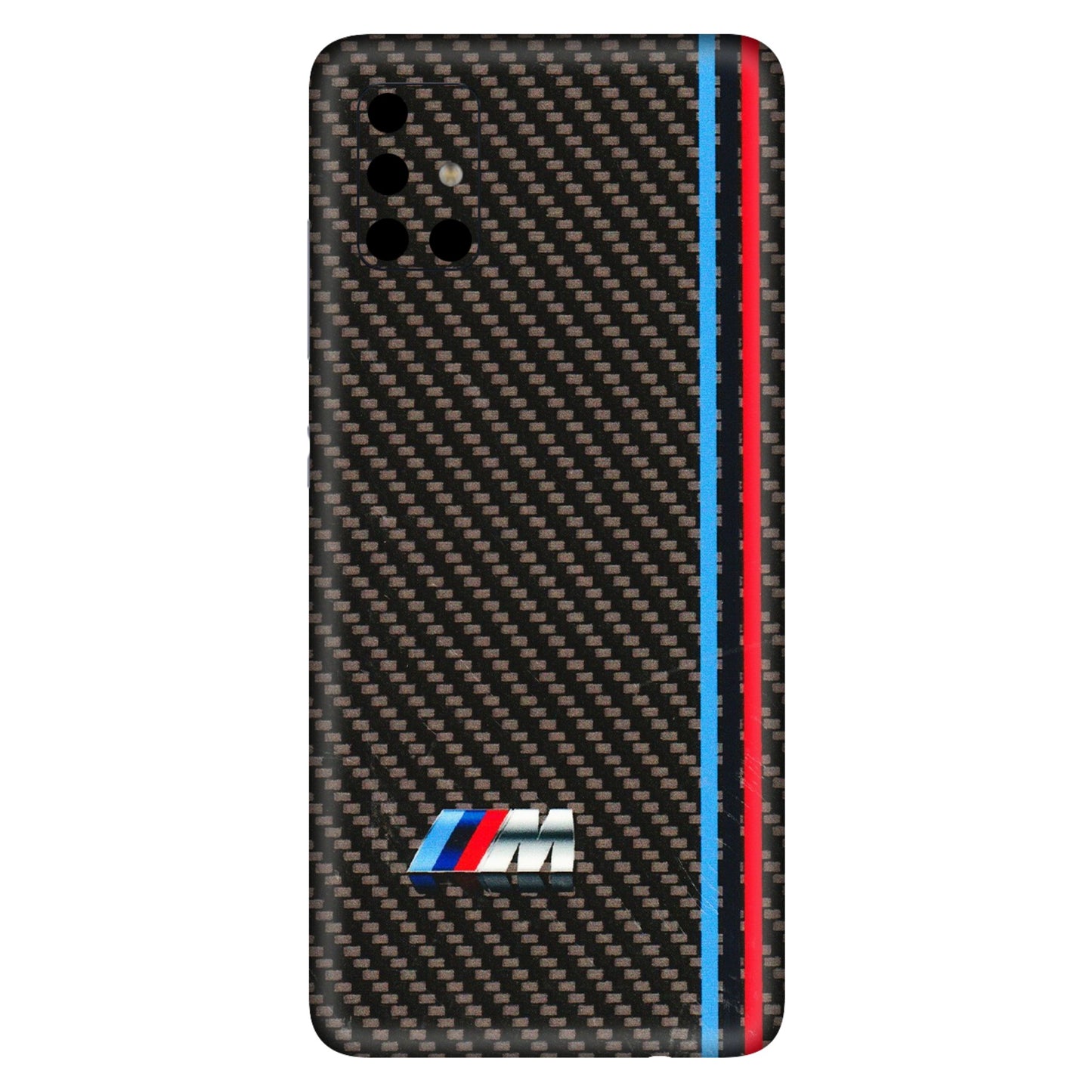 Samsung A/S Series Phone Skins (All Models) - BM Carbon Fiber Feels - 3D Embossed Finish (L-38) Samsung Galaxy A51