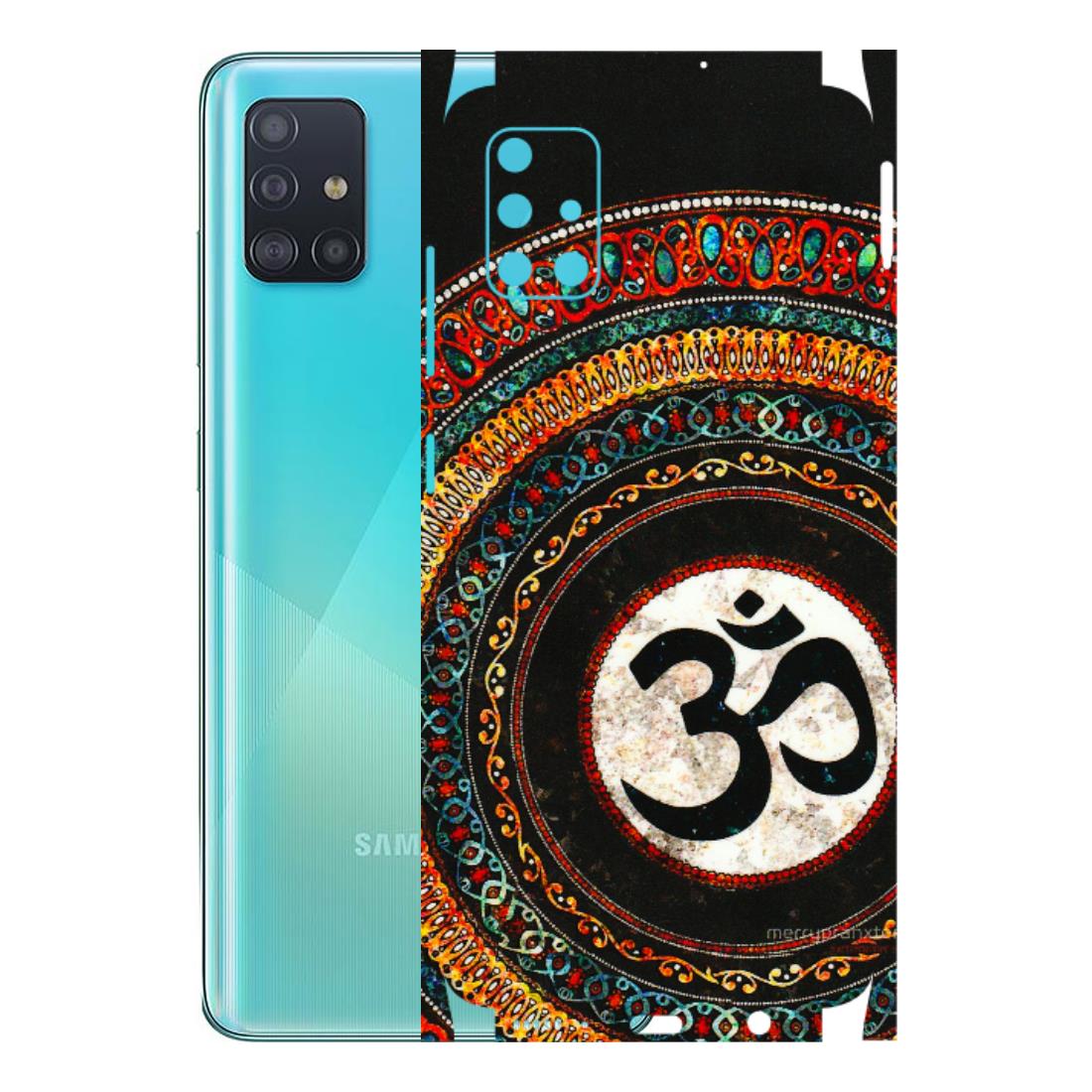 Samsung A/S Series Phone Skins (All Models) - Aum Chant Abstract - 3D Embossed Finish (L-42) Samsung Galaxy A51