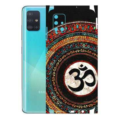 Samsung A/S Series Phone Skins (All Models) - Aum Chant Abstract - 3D Embossed Finish (L-42) Samsung Galaxy A51