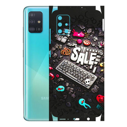Samsung A/S Series Phone Skins (All Models) - Gadgets Sale - 3D Embossed Finish (L-50) Samsung Galaxy A51
