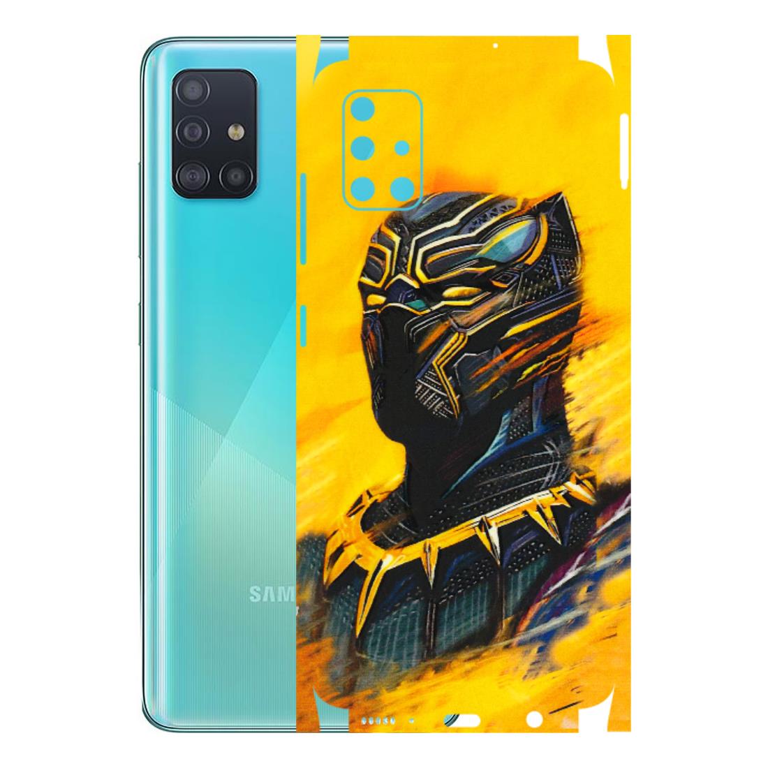 Samsung A/S Series Phone Skins (All Models) - Yellow Panther - 3D Embossed Finish (L-54) Samsung Galaxy A51