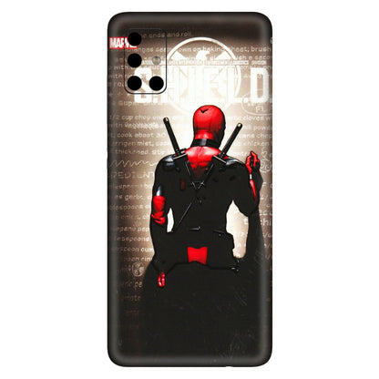 Samsung A/S Series Phone Skins (All Models) - Deadpool - 3D Embossed Finish (L-56) Samsung Galaxy A51