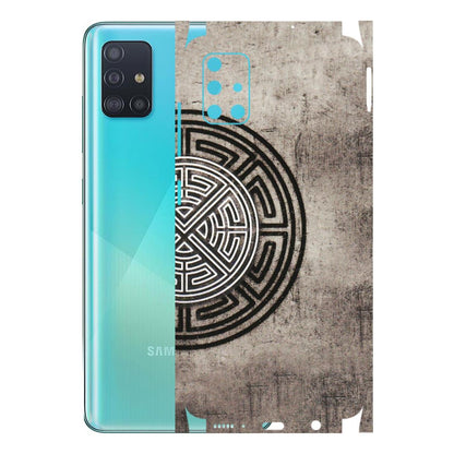 Samsung A/S Series Phone Skins (All Models) - Mysterious Circular Design - 3D Embossed Finish (L-63) Samsung Galaxy A51