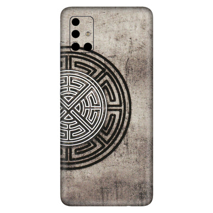 Samsung A/S Series Phone Skins (All Models) - Mysterious Circular Design - 3D Embossed Finish (L-63) Samsung Galaxy A51