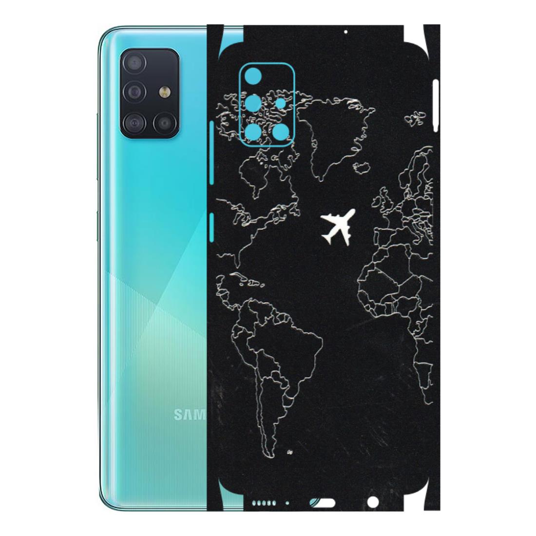 Samsung A/S Series Phone Skins (All Models) - Never Ending Travel - 3D Embossed Finish (L-79) Samsung Galaxy A51