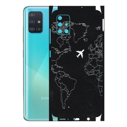 Samsung A/S Series Phone Skins (All Models) - Never Ending Travel - 3D Embossed Finish (L-79) Samsung Galaxy A51