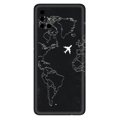 Samsung A/S Series Phone Skins (All Models) - Never Ending Travel - 3D Embossed Finish (L-79) Samsung Galaxy A51