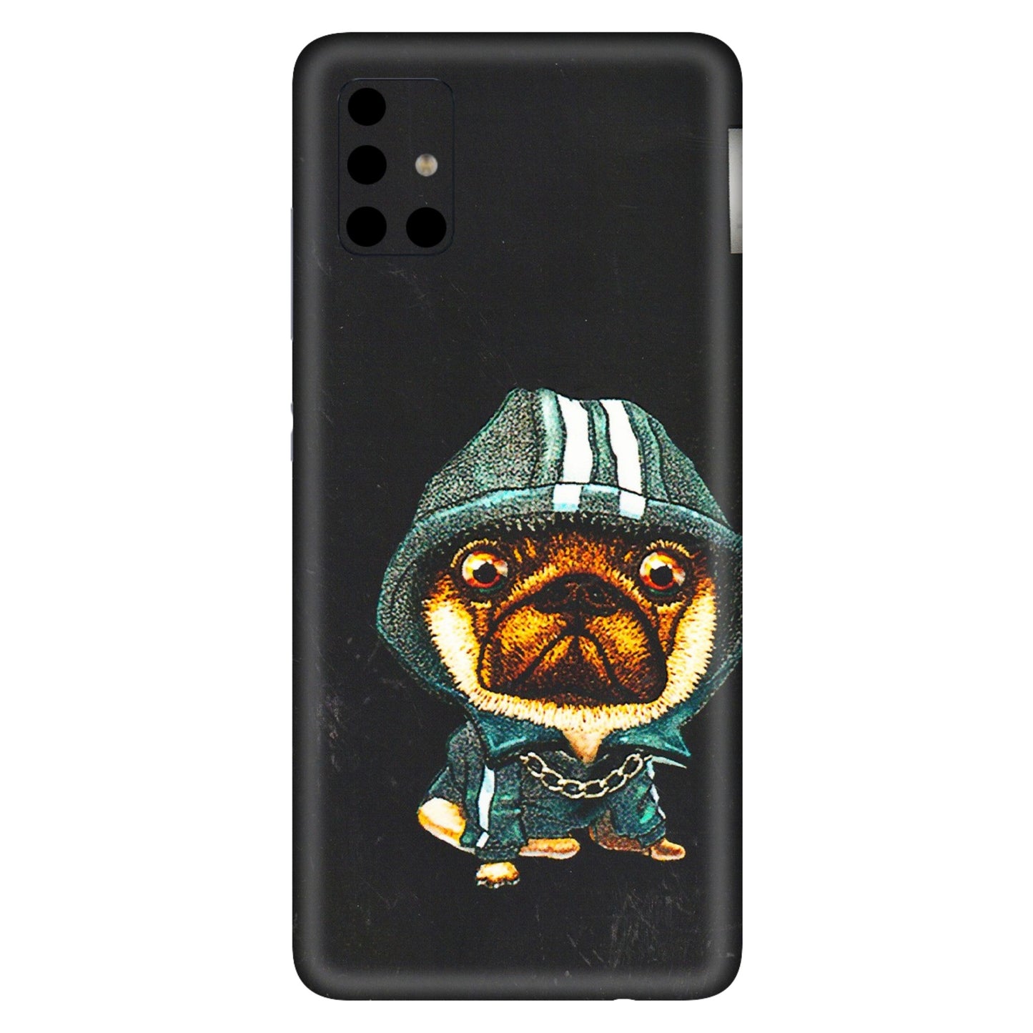 Samsung A/S Series Phone Skins (All Models) - Puppy N Hoodie - 3D Embossed Finish (L-90) Samsung Galaxy A51