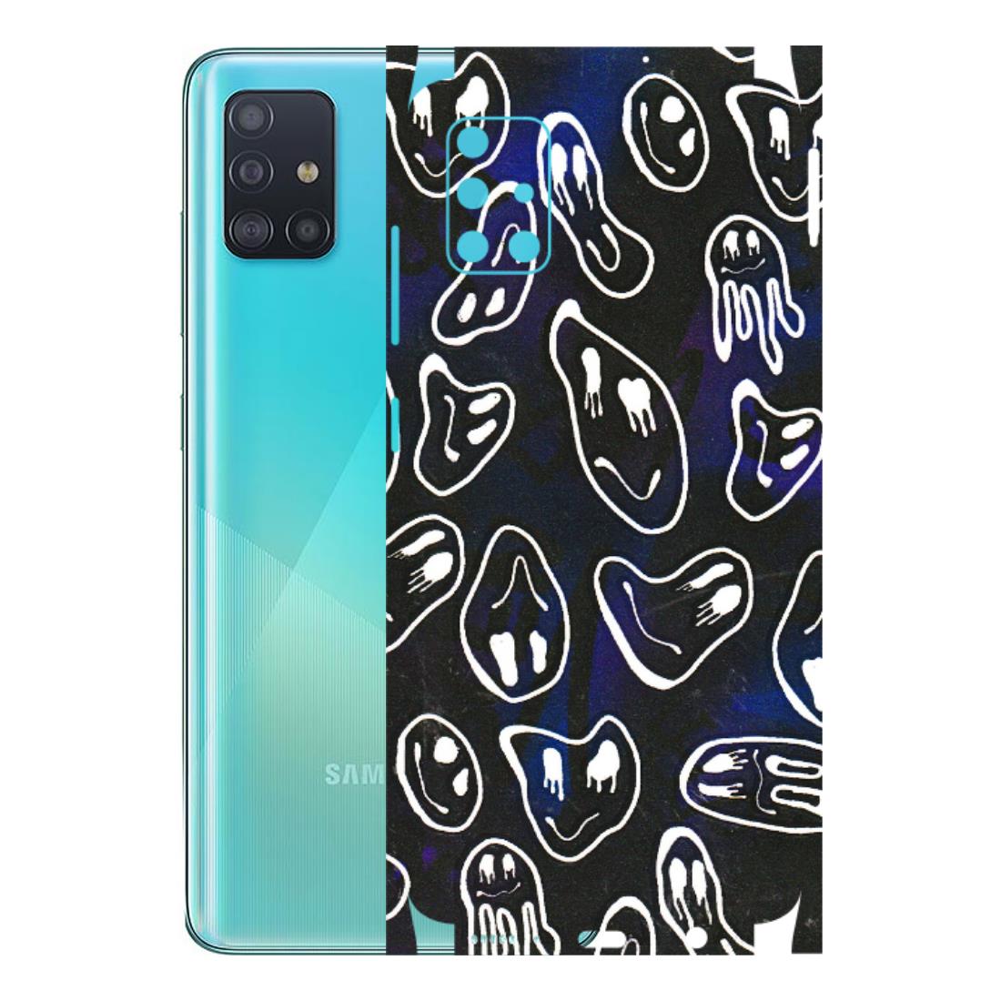 Samsung A/S Series Phone Skins (All Models) - Distorted Smileys - 3D Embossed Finish (L-92) Samsung Galaxy A51