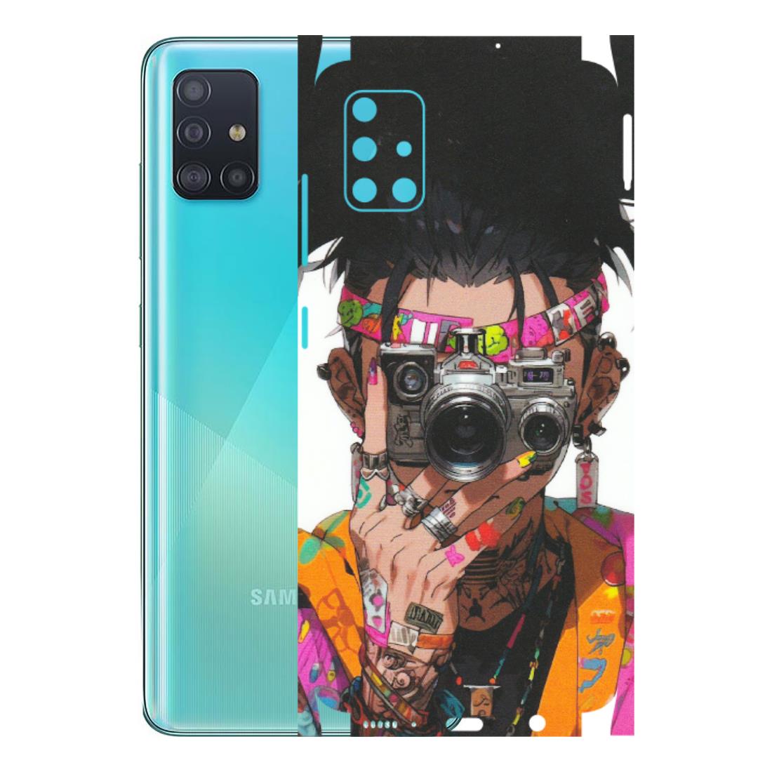 Samsung A/S Series Phone Skins (All Models) - Camera Lover Girl - Matte Finish (M-09) Samsung Galaxy A51