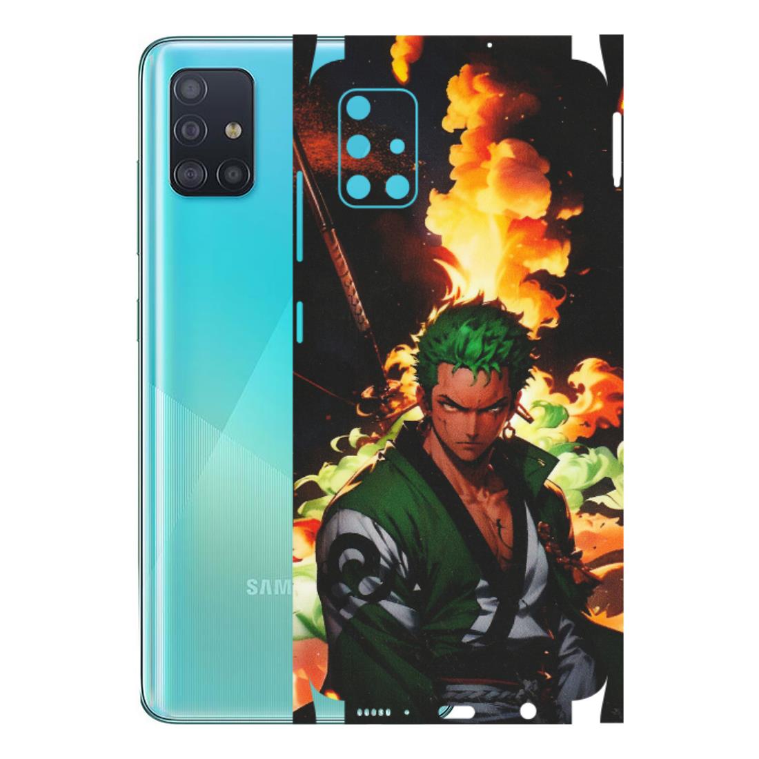Samsung A/S Series Phone Skins (All Models) - Roronoa Zoro - Matte Finish (M-102) Samsung Galaxy A51