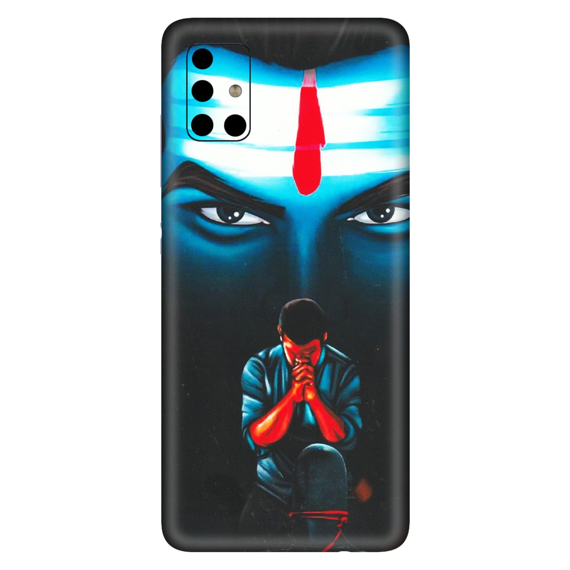 Samsung A/S Series Phone Skins (All Models) - Mahakal Bhakt - Matte Finish (M-112) Samsung Galaxy A51