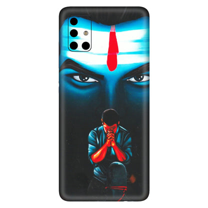 Samsung A/S Series Phone Skins (All Models) - Mahakal Bhakt - Matte Finish (M-112) Samsung Galaxy A51