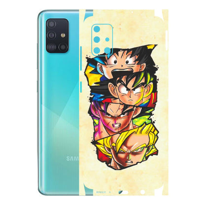 Samsung A/S Series Phone Skins (All Models) - Angry Multi Anime - Matte Finish (M-113) Samsung Galaxy A51